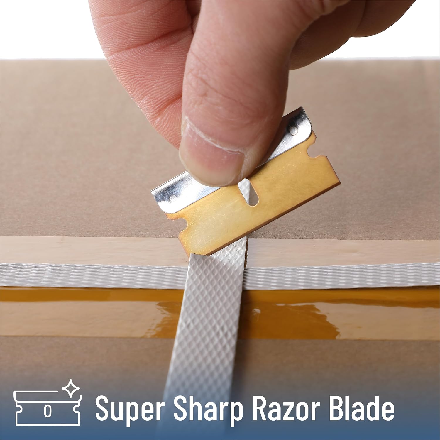 Bates- Razor Blades, 50 pcs, Carbon Steel Flat Scraper Blades