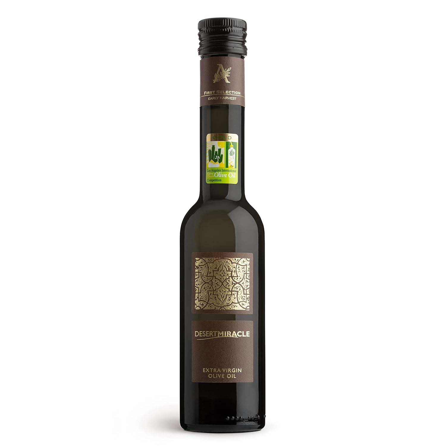 Desert Miracle Organic Extra Virgin Olive Oil, High Polyphenol, 17 fl oz | Gourmet Moroccan EVOO, First Cold Pressed Olive Oil Extra Virgin, Polyphenol-Rich, Flavor Trusted By Award-Winning Chefs