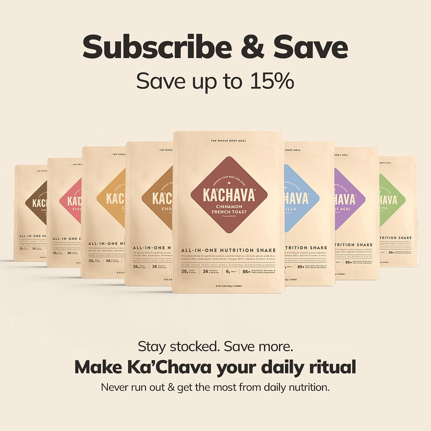 Ka’Chava Whole Body Meal Shake Chocolate 2 lb – Vegan Protein Powder with 85+ Superfoods & Greens – Plant-Based Meal Replacement with Probiotics & Digestive Enzymes – Gluten & Dairy Free (15 Servings)