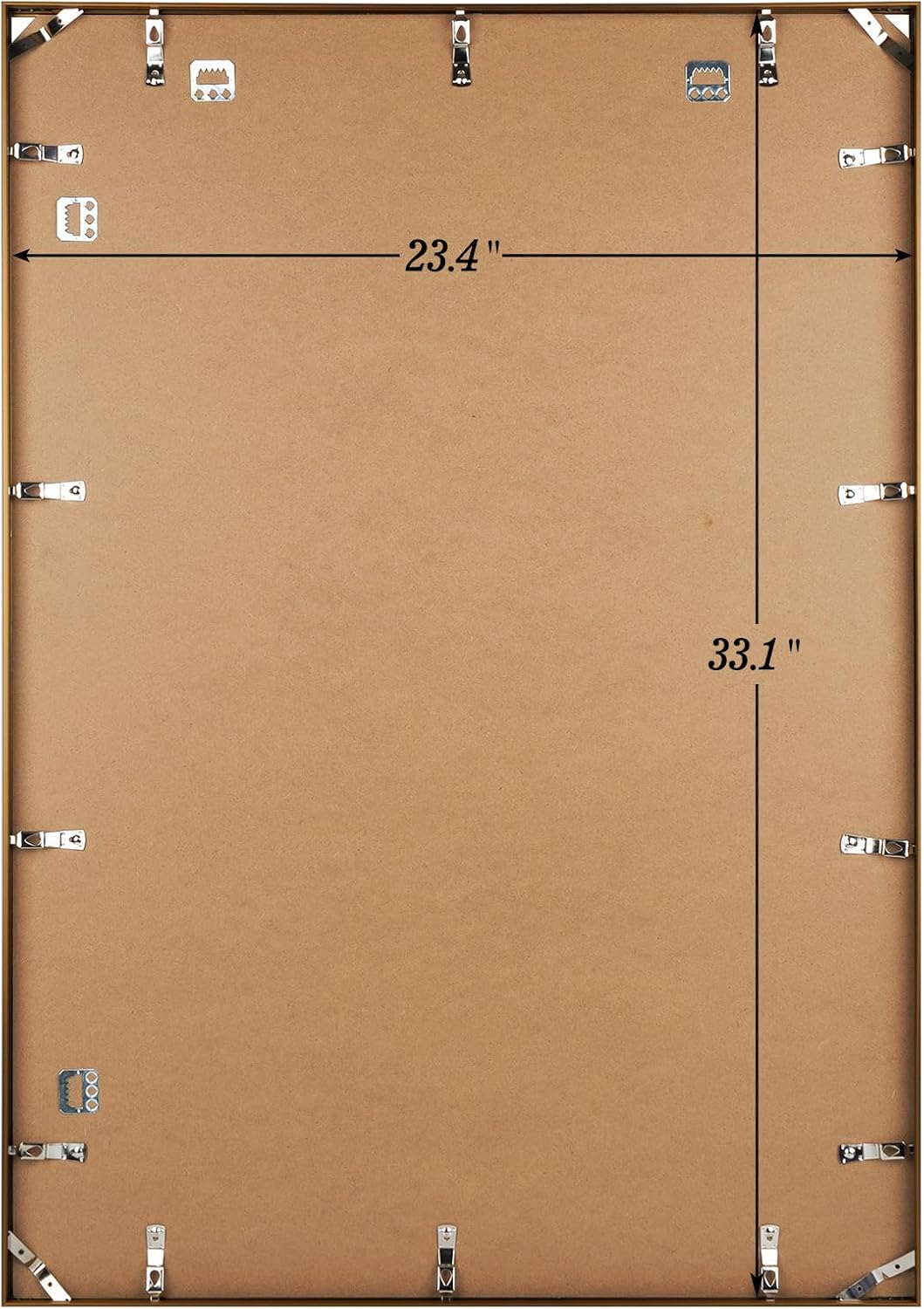 Golden State Art 3 Pack 12x12 Black Aluminum Frames, Real Glass Fronts