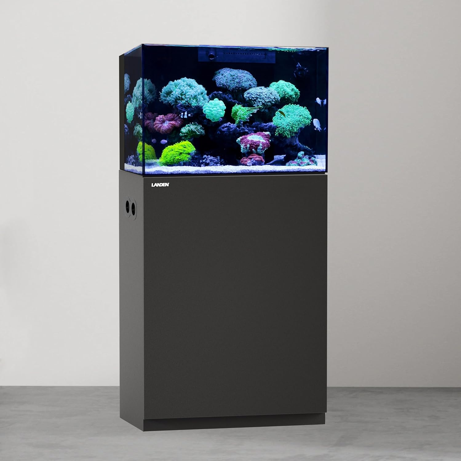 LANDEN Wooden Aquarium Stand & Cabinet, 20 Gallon Fish Tank, 17.7x17.7in