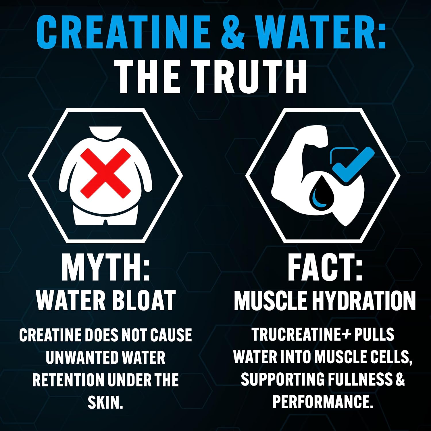 PEScience TruCreatine Creatine Monohydrate Pills, Creapure, 120 Capsules | Easy-To-Take Creapure Creatine Capsules, Monohydrate, For Men & Women