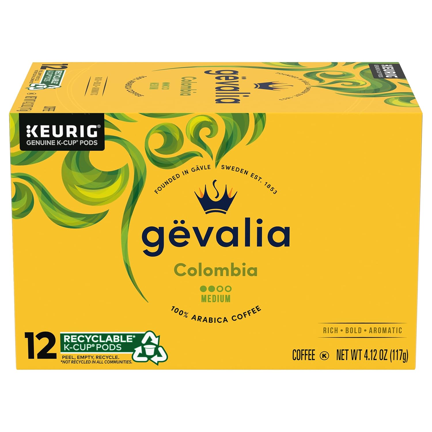 Gevalia K-Cup® Coffee Pods, 84 ct Box, Colombia, 84 ct Box
