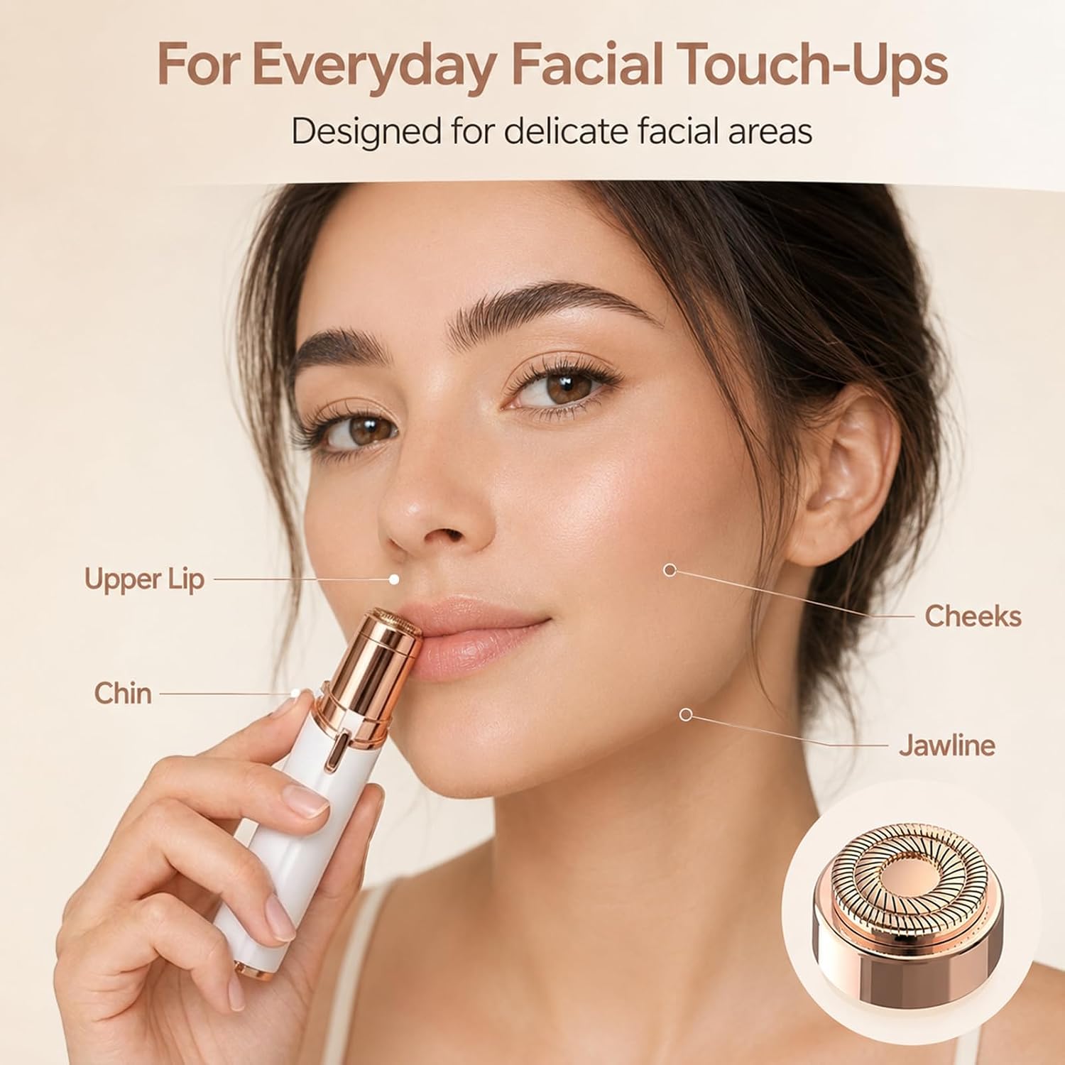 Replacement Heads for Finishing Touch Flawless Generation 2 Facial Hair Remover, 2 Count
