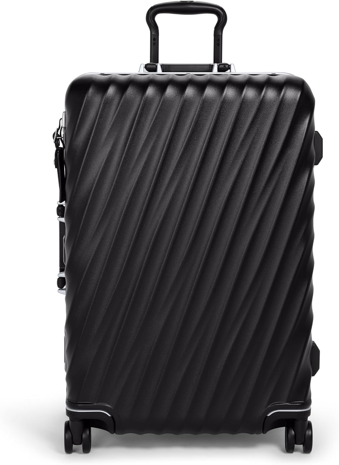 TUMI 19 Degree Frame Continental 4 Wheel Carry-On - Lightweight Suitcase - Hard Shell Luggage - 21.8" X 15.8" X 9.0" - Black Textured