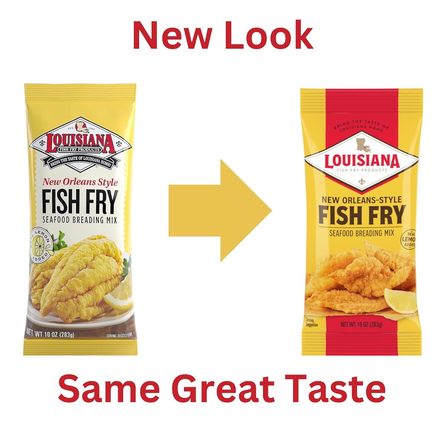 Louisiana Fish Fry Seafood Breading Variety - Pack of 4