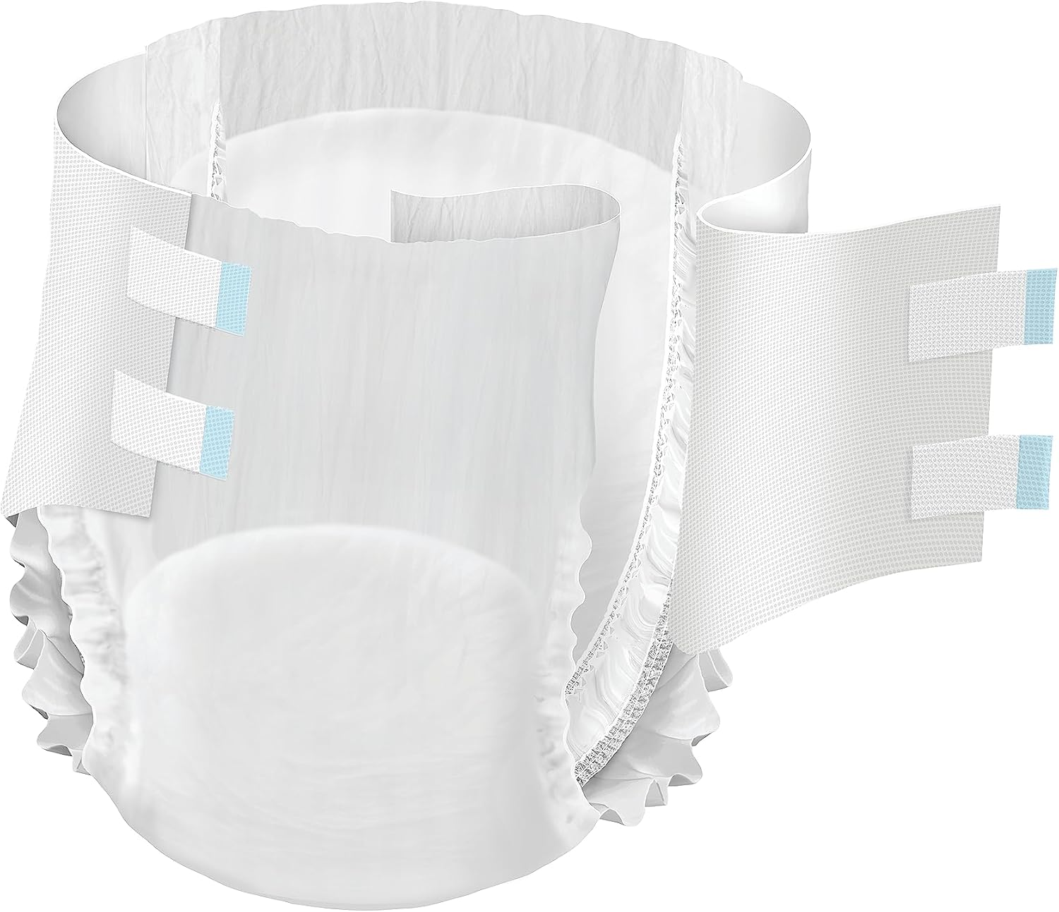 FitRight Adult Incontinence Briefs with Tabs, Extended Wear, Medium, 27" to 43", 15 Count