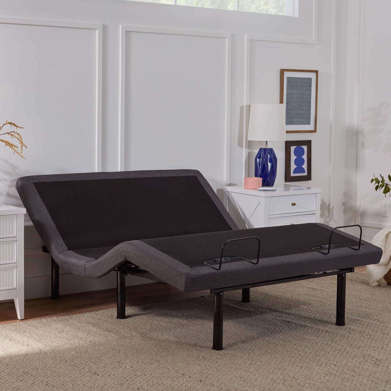Lucid® L300 Adjustable Bed Frame – USB – Memory Position – Remote, Twin XL