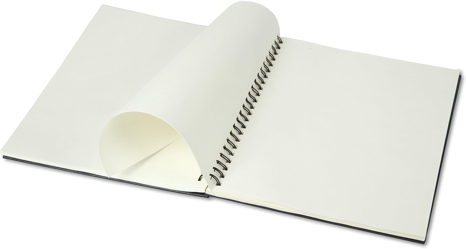 conda 8.5"x11" Sketch Book, 80 Sheets (68 lb/100gsm), Spiral Bound Artist Sketch Pad, Durable Acid Free Drawing Paper for Drawing Painting