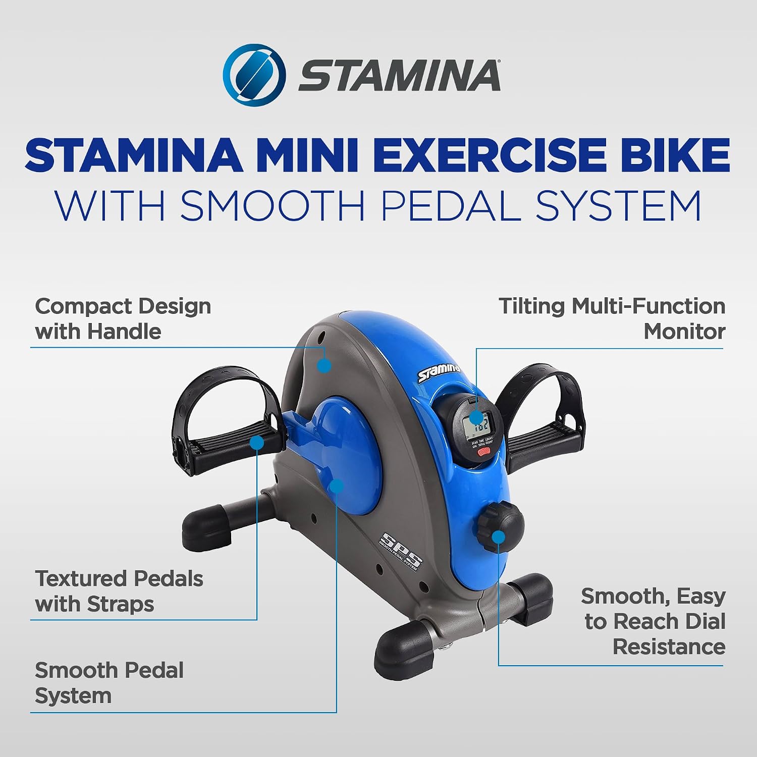Stamina Exercise Bike with Smooth Pedal System