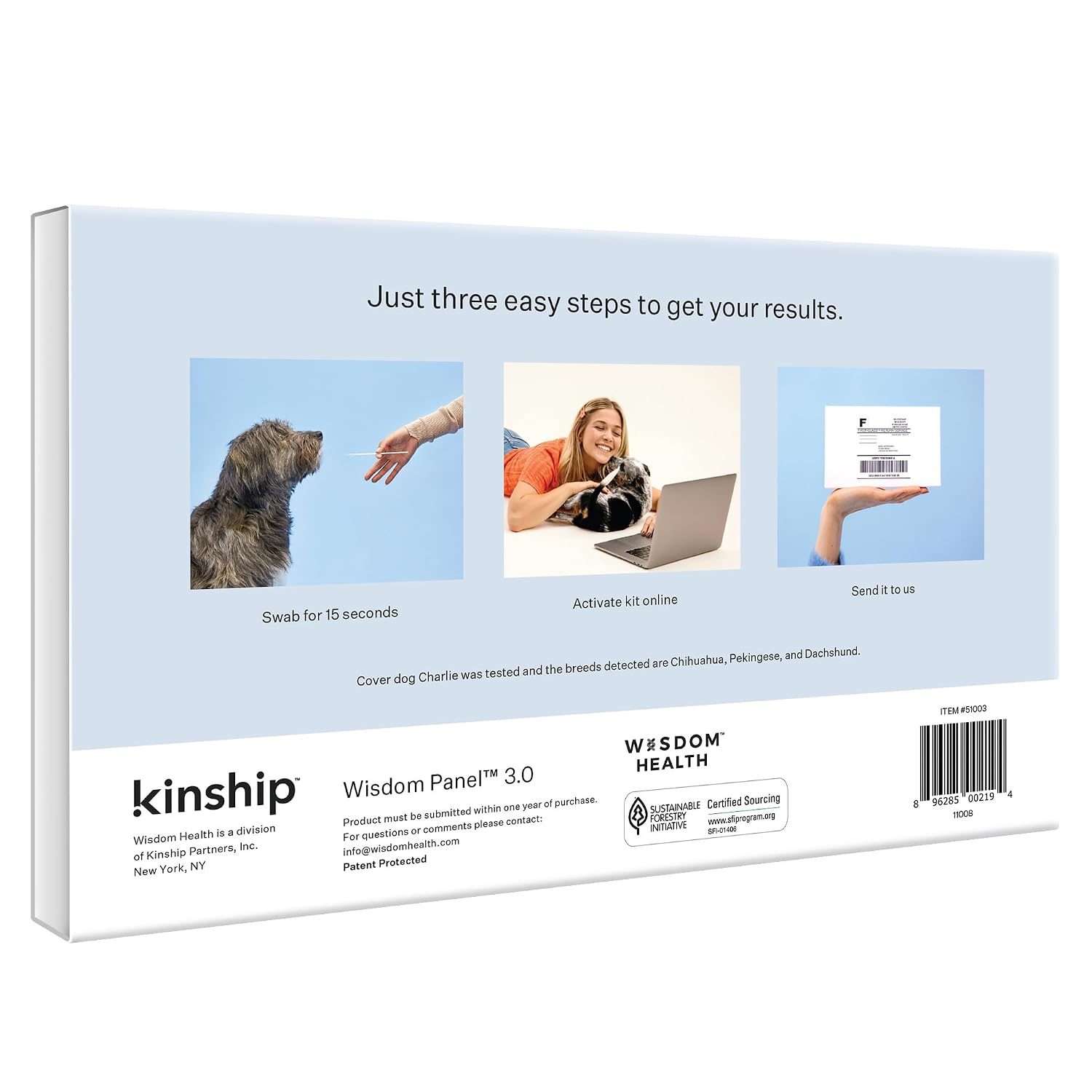 Wisdom Panel Breed Discovery Dog DNA Testing Kit - Most Accurate Dog Breed Identification - Test for 430+ Breeds, MDR1 Health Test, Ancestry