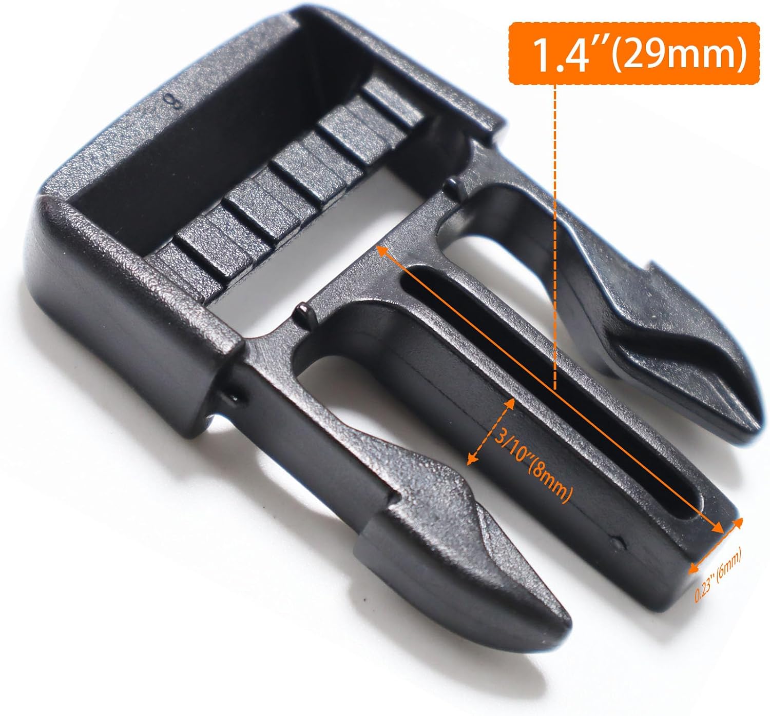 Buckle 1" Wide Inside, Quick Side Release Buckle for 1 inch/25mm Webbing Straps
