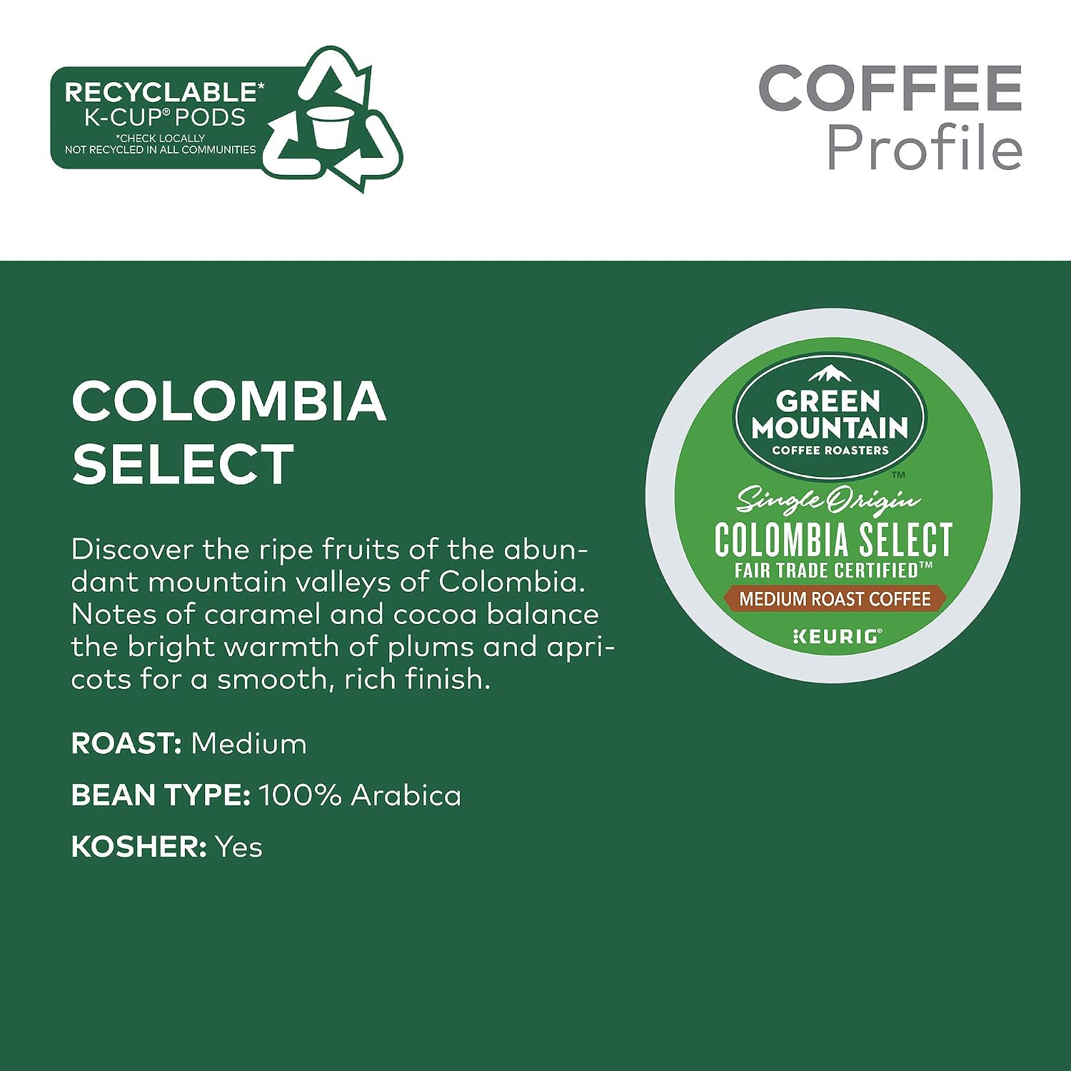 Green Mountain Coffee Nantucket Blend Keurig Single-Serve K-Cup Pods, Medium Roast Coffee, 96 Count
