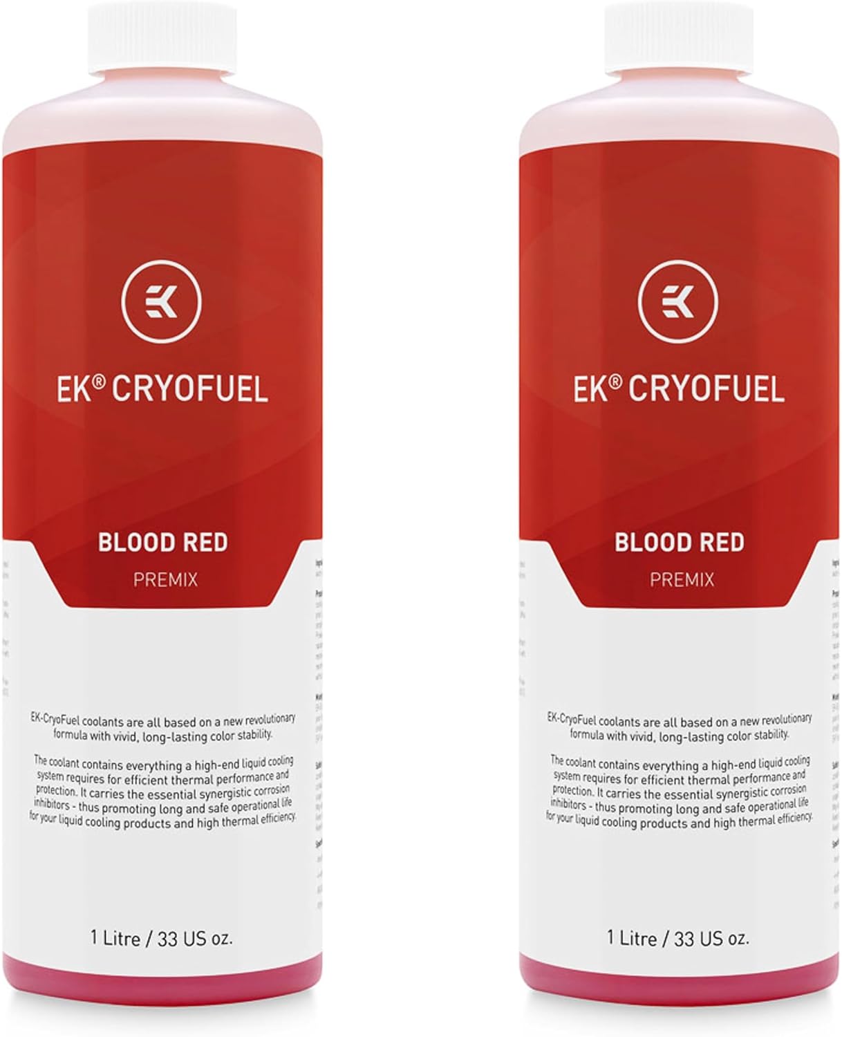 EKWB EK-CryoFuel Premix PC Coolant, 1000mL, Space Black, 2-Pack