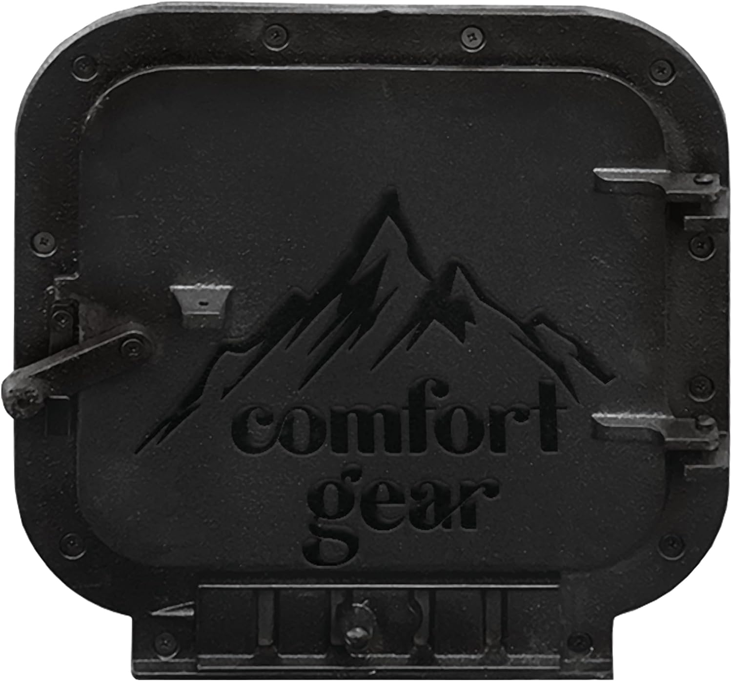 Barrel Camp Stove Kit, Barrel NOT Included - CGBK100 | Converts 36/55 Gallon Steel Drum Into Stove, Cast Iron, Easy Install, Legs, Door