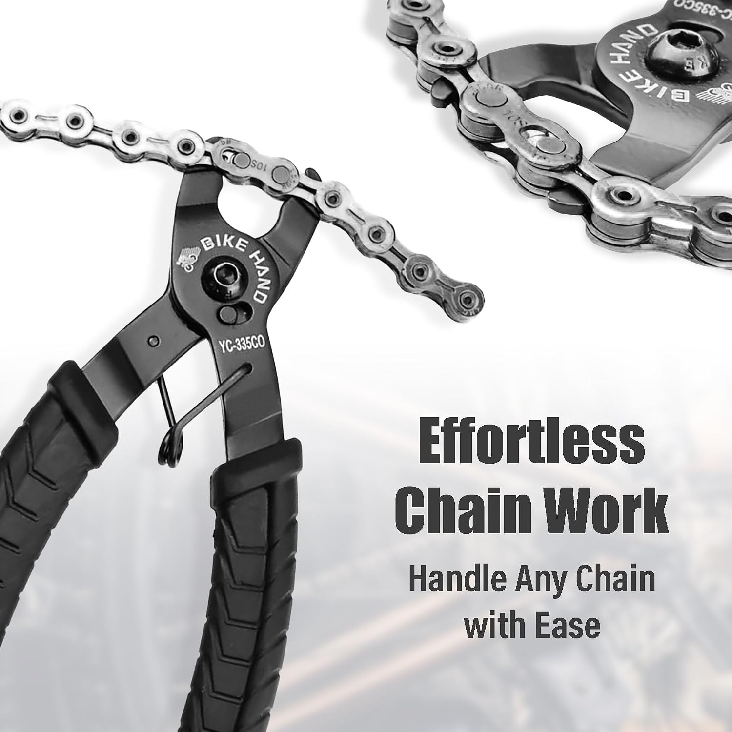 BIKEHAND Bike Bicycle Chain Master Link Pliers Tool - MTB Road Quick Link Remover Removal - Compatible with All Brands: for Shimano Sram KMC Chain