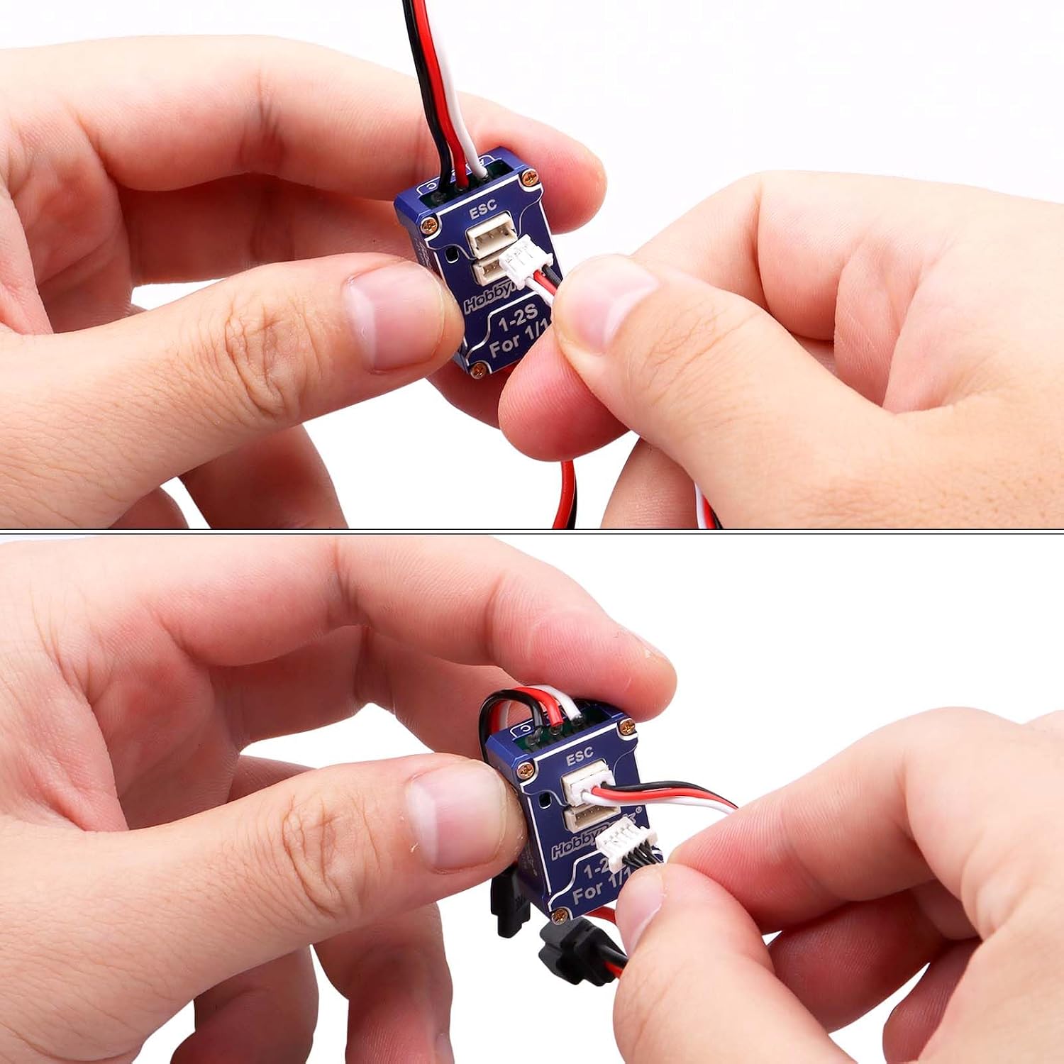 HobbyPark High Torque Brushless Motor and ESC Combo for TRX4M 1/18 RC Crawler Car Micro 2030 Sensored 3500KV Upgrades w/11T Pinion