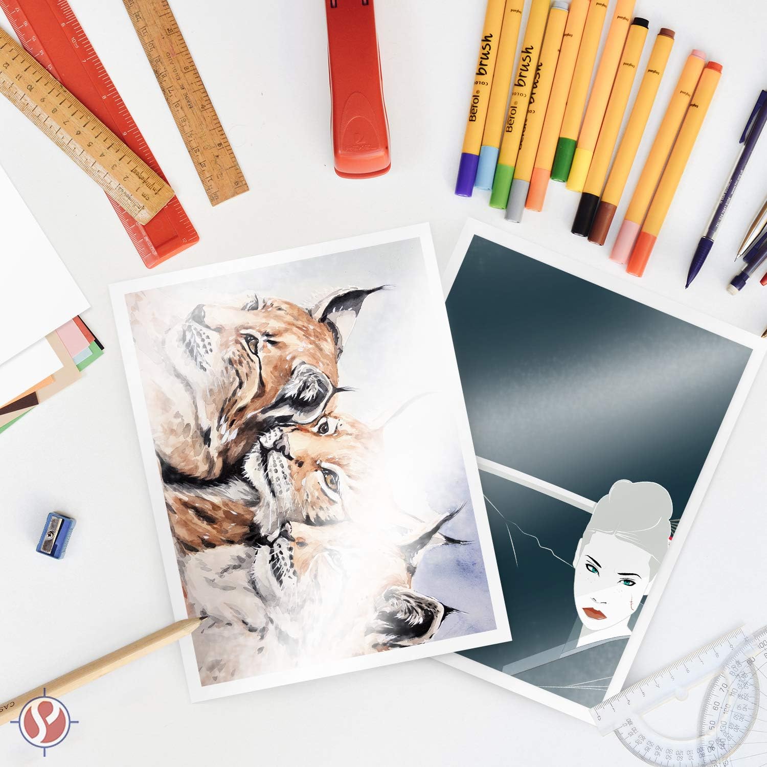 Gloss Digital Paper C2S – Perfect for Color Laser Printing, Design Proposals, Flyers