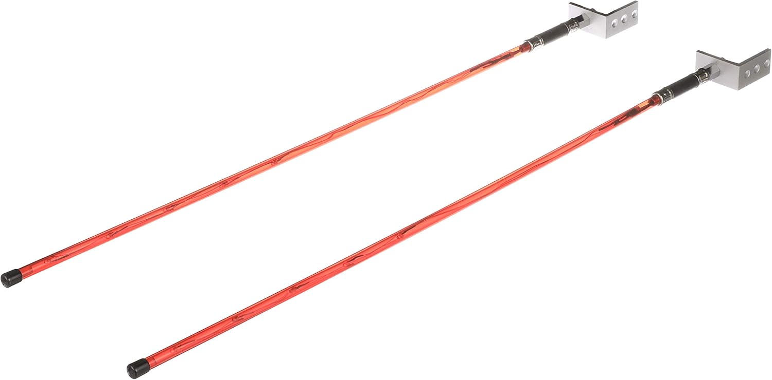 Attwood 14066-7 Trailer Guide Lights, Aid in Trailer Backing, Waterproof Red LED Lights, 51 Inches L x ¼-Inch Diameter