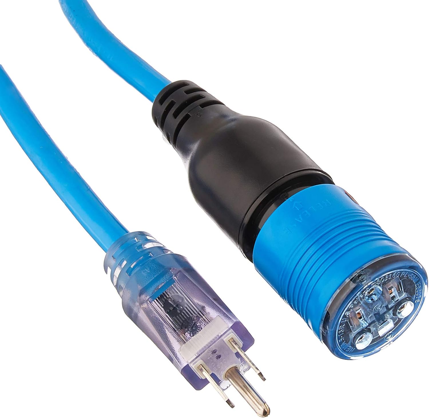 CENTURY WIRE & CABLE D14412050BL 50' 12/3 Blue Extension Cord, Blue