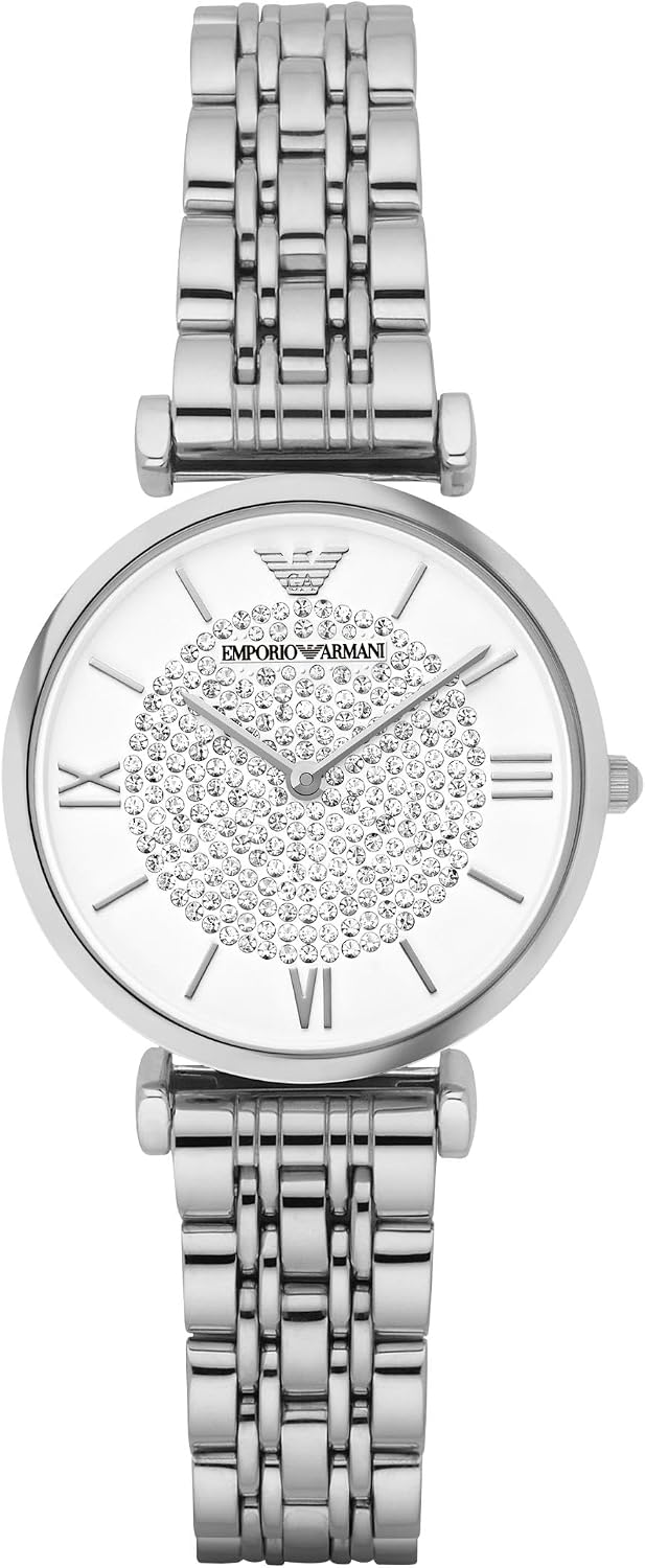 Emporio Armani Women's Dress Watch with Stainless Steel Band