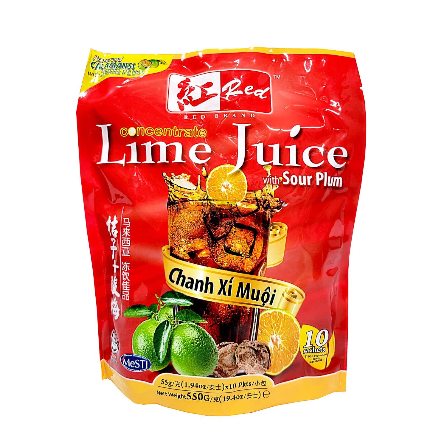 Concentrate Lime Juice with Sour Plum 19.4 oz