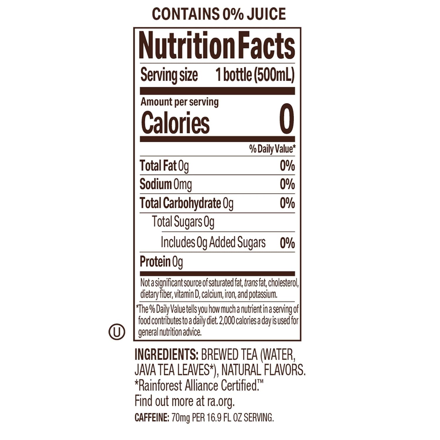 Tejava Pineapple Mango Unsweetened Black Iced Tea, 16.9 fl oz, Pack of 12