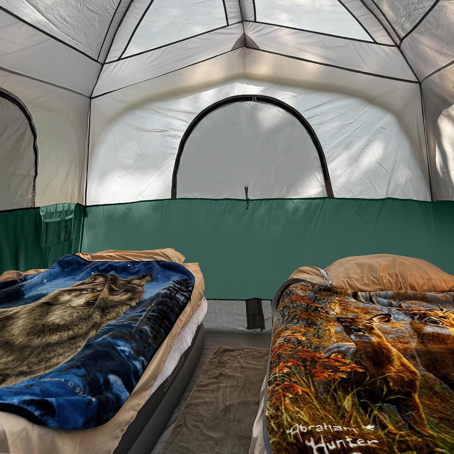 UNP 6 Person Tents for Camping Waterproof Family Cabin Tent with Rainfly