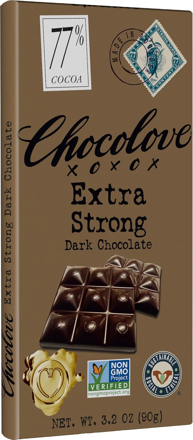 Chocolove - Extra Strong Dark Chocolate Bar - 3.2 oz.