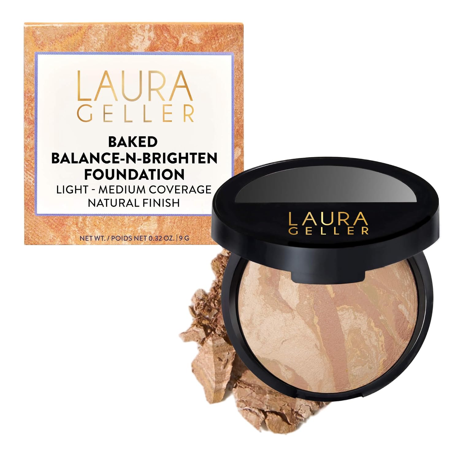 LAURA GELLER Baked Balance-n-Brighten Powder Foundation – Fair