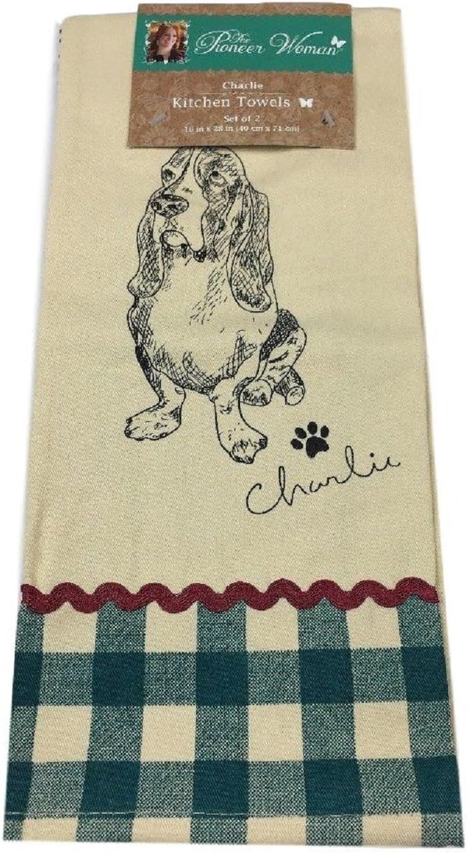 The Pioneer Woman Charlie Kitchen Towel Set 2 Piece