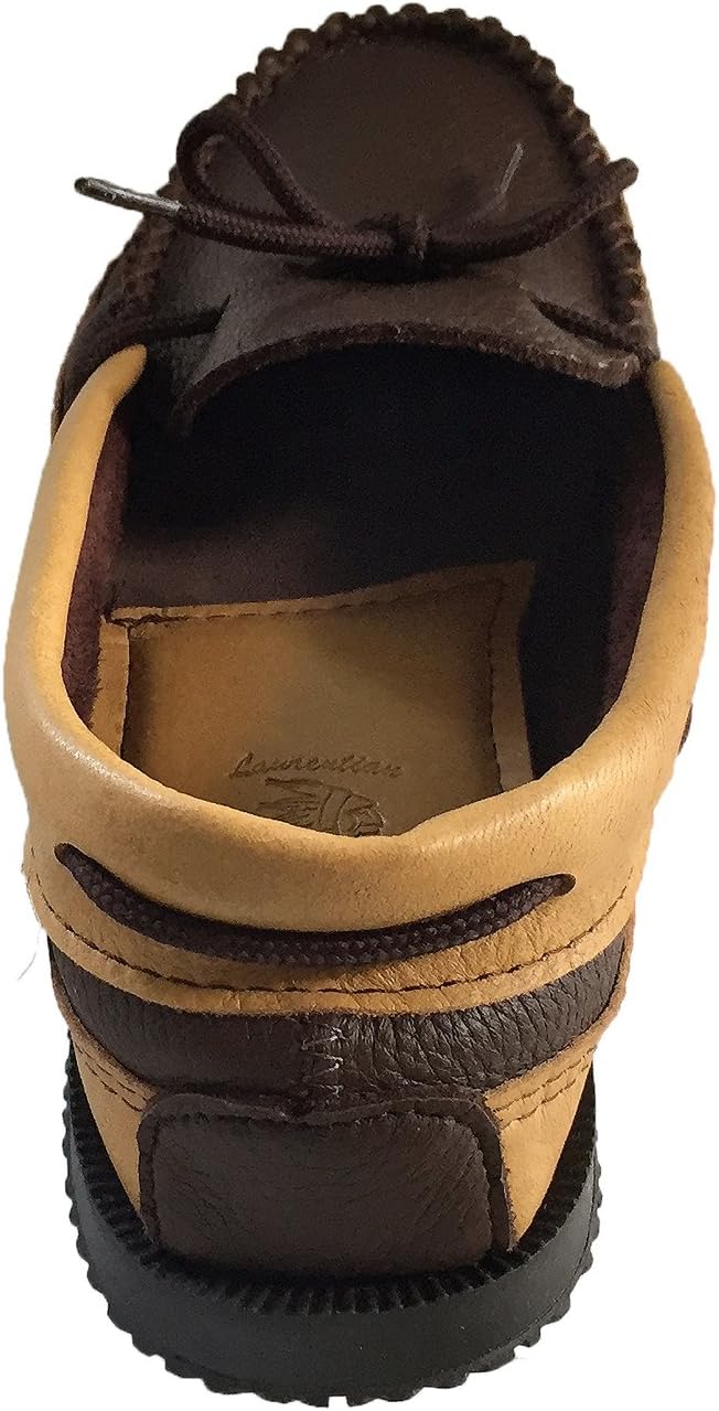 Laurentian Chief Men's Moose & Elk Leather Moccasin Shoes