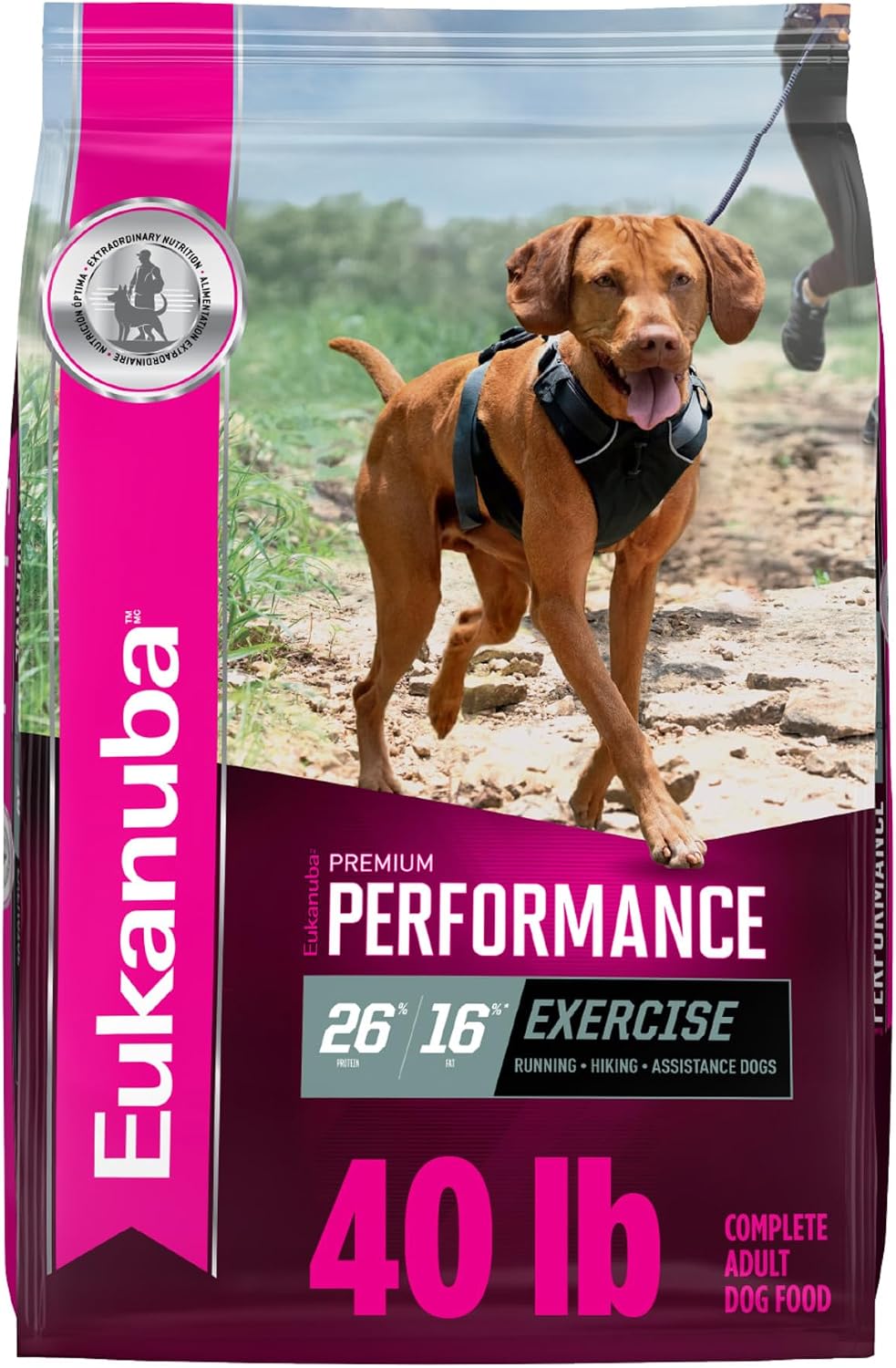 Eukanuba Adult Premium Performance 26/16 Exercise Dry Dog Food, 28 lb Bag