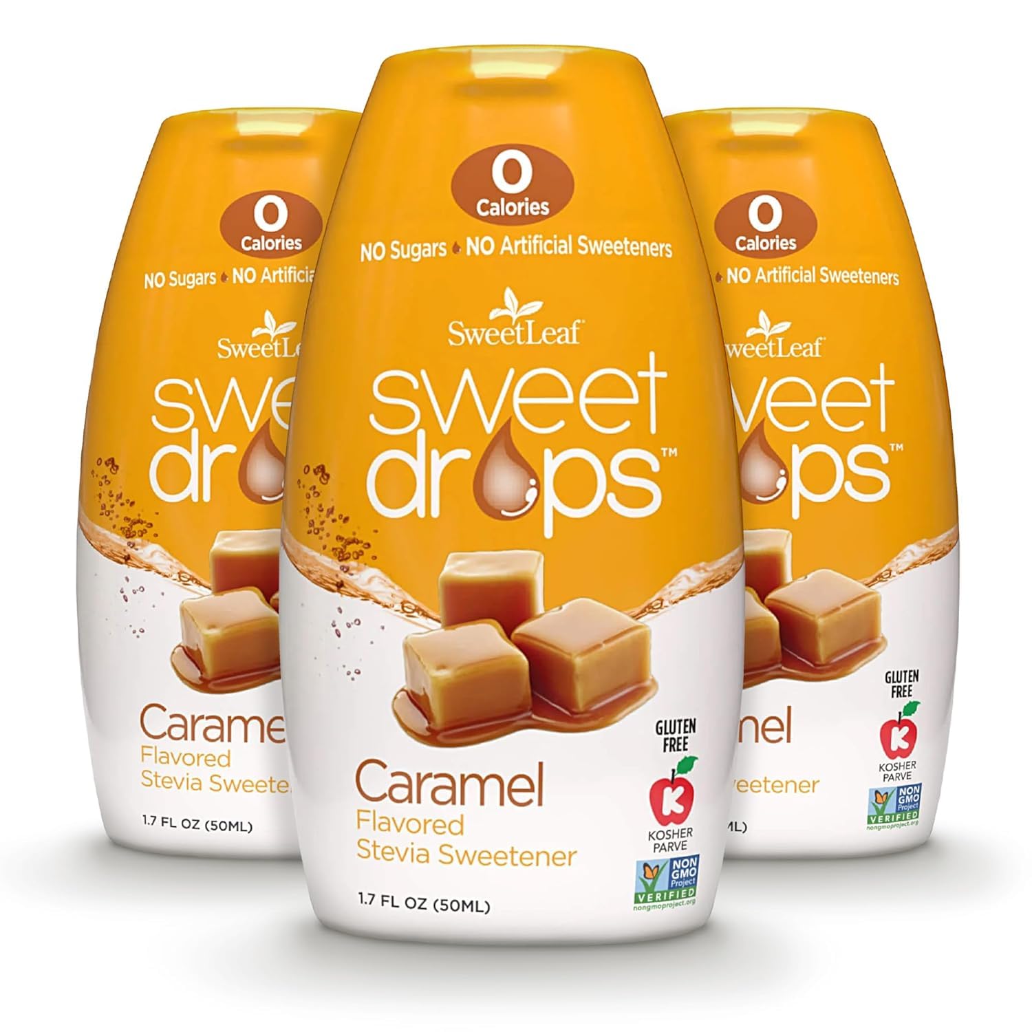 SweetLeaf Stevia Drops Liquid Sweetener, Variety Pack - 1.7 Fl Oz, 4 Pack | Sweet Drops, Stevia Leaf Extract, Zero Calorie, No Erythritol, Sugar Substitute