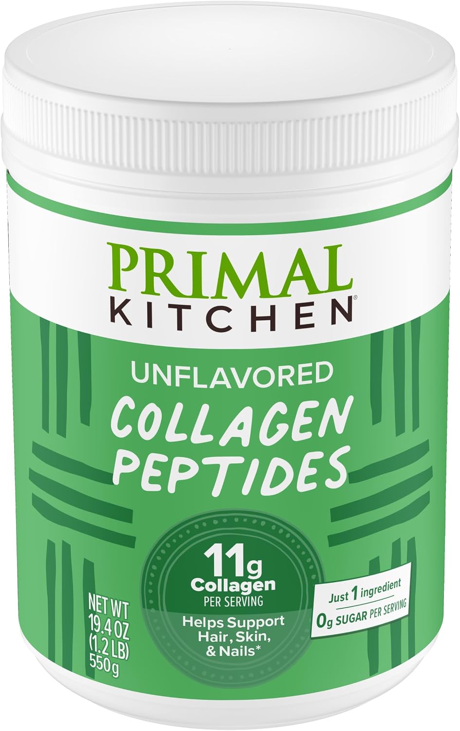 Primal Kitchen Collagen Peptides, Unflavored Collagen Powder, 1.2 Pounds
