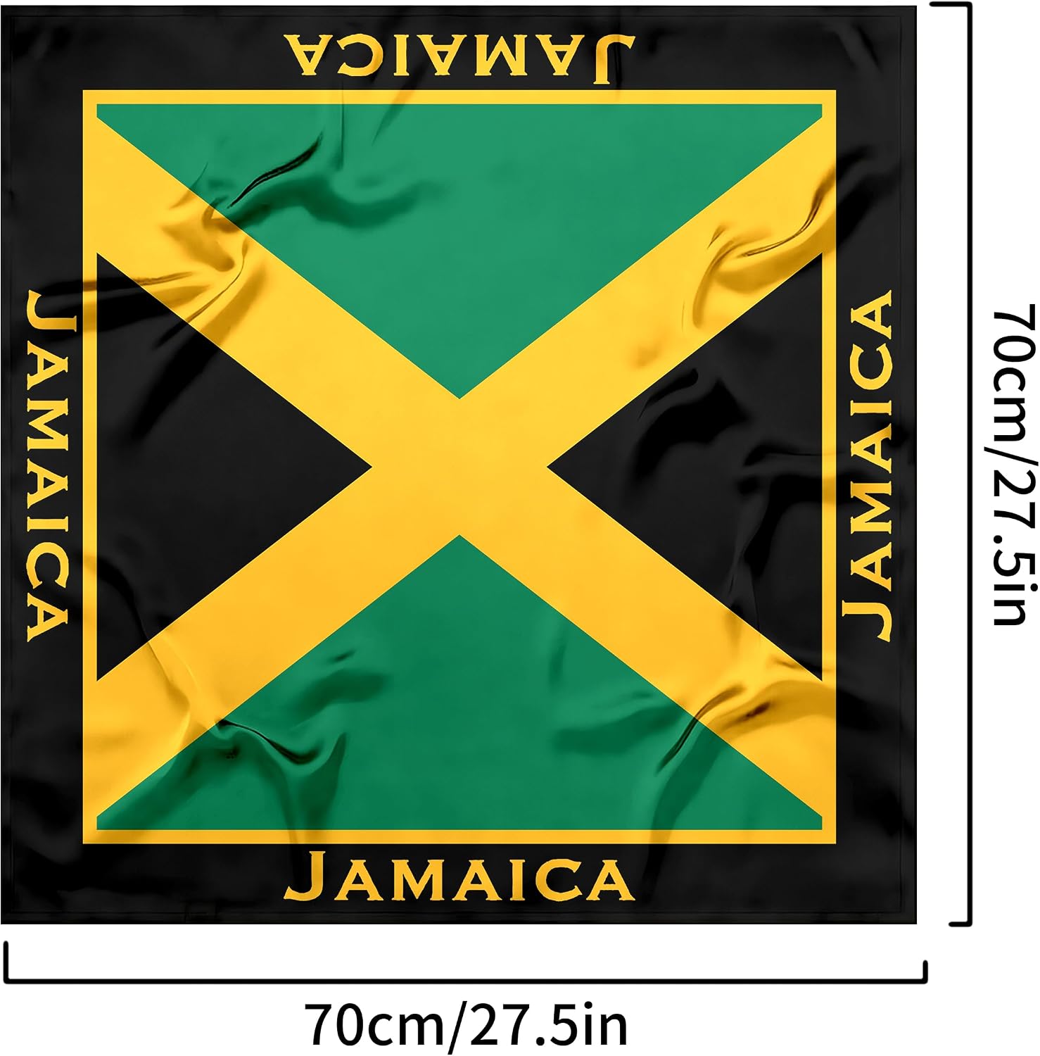 Fashion Bandana Women,Flag Silk Scarf,27.5x27.5 Large Square bandanas,Satin Hair for Sleeping,Travel,for Gift