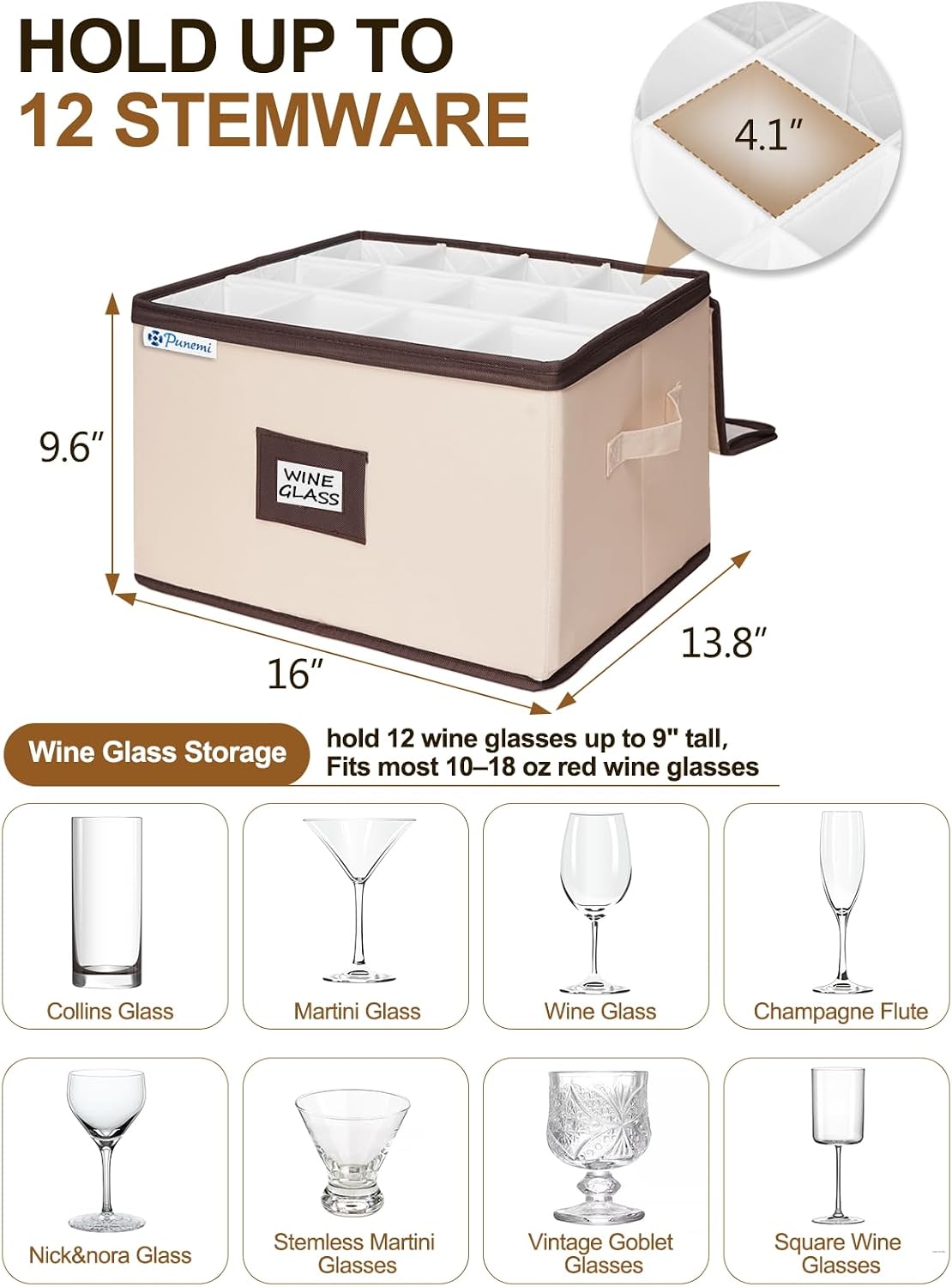 China Storage Containers, 4-Pack Hard Shell Plate & Dish Cases for Moving | Padded dividers and quilted lining protect plates and dishes; stackable for moving and holiday storage, beige hold set of 12