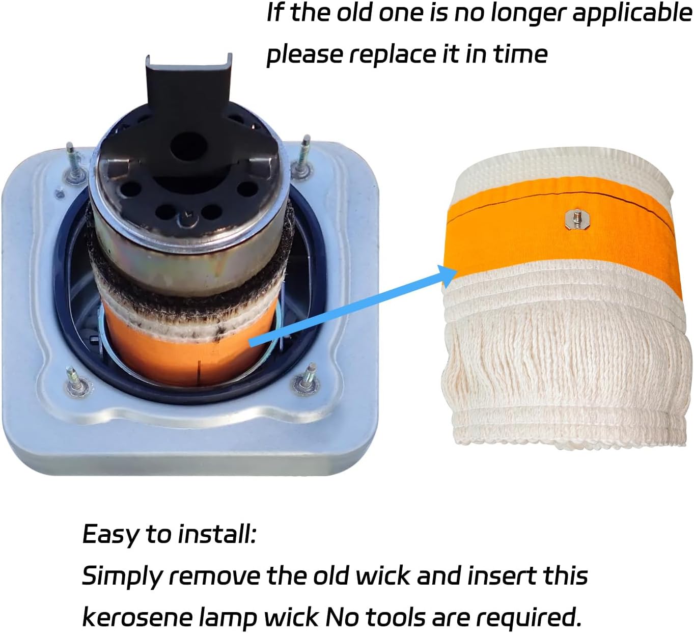 32225 Kerosene Heater Wicks for Kero World KW-24C Keroheat CV-2300 DuraHeat DH-2300 Dyna-GLO CV-2300 & RMC-95C Envirotemp CV-2300 DH2301