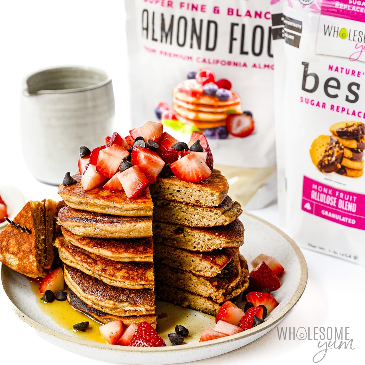 Wholesome Yum Premium Fine Blanched Almond Flour For Baking, Keto, Low Carb