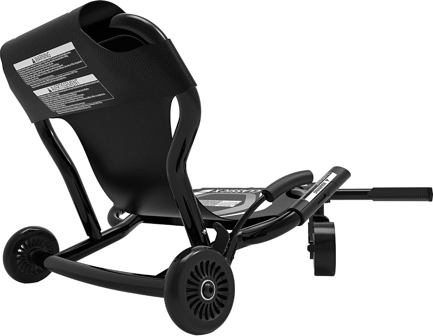 EzyRoller Classic X Ride On Toy for Kids, Ages 3-12, Up to 154 lbs - Black