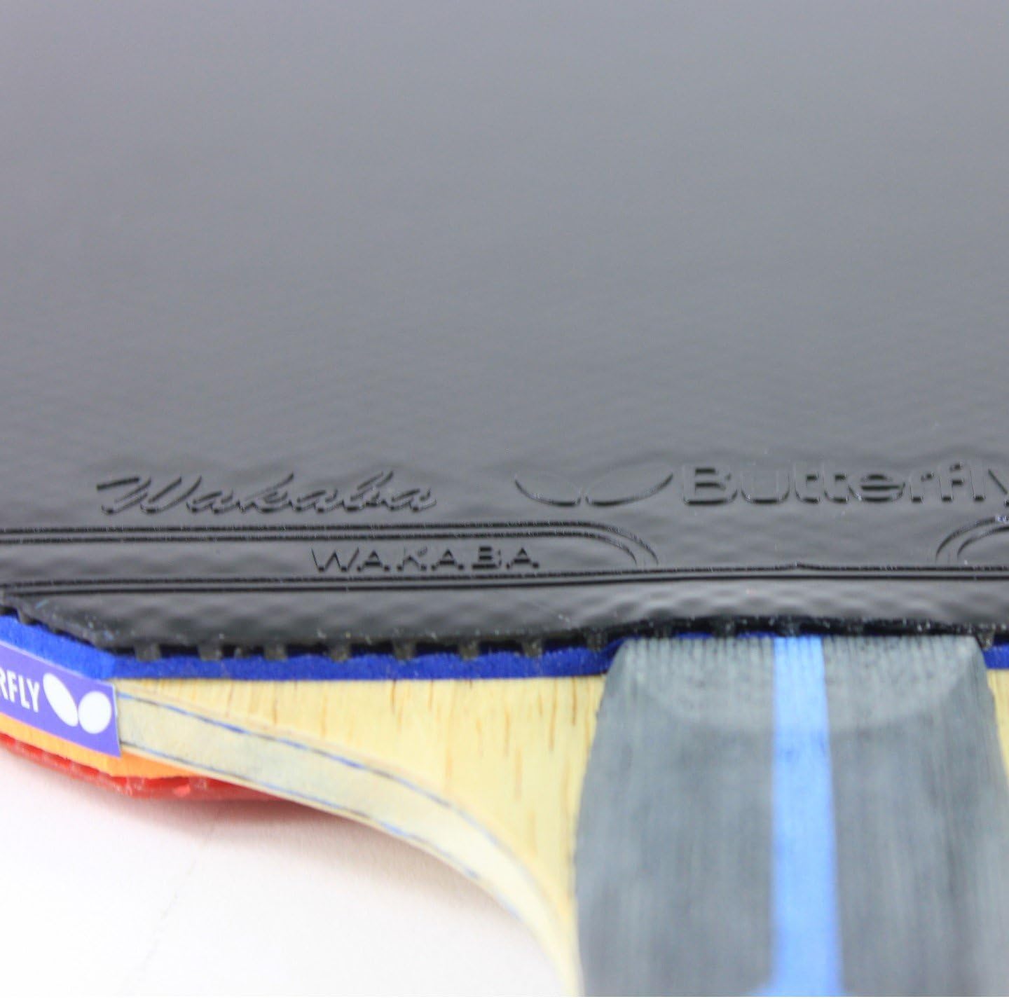 Butterfly 802 FL Shakehand Table Tennis Racket | China Series | Powerful Arylate/Carbon Blade and Rubber Combination with Racket Case | Recommended