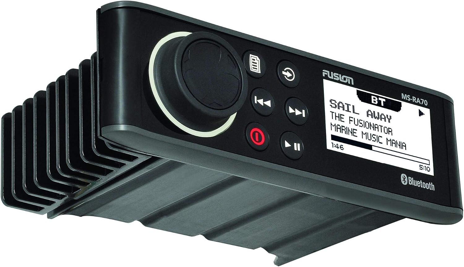 Fusion MS-RA70 Marine Radio System with MS-RA70DC Din Cage