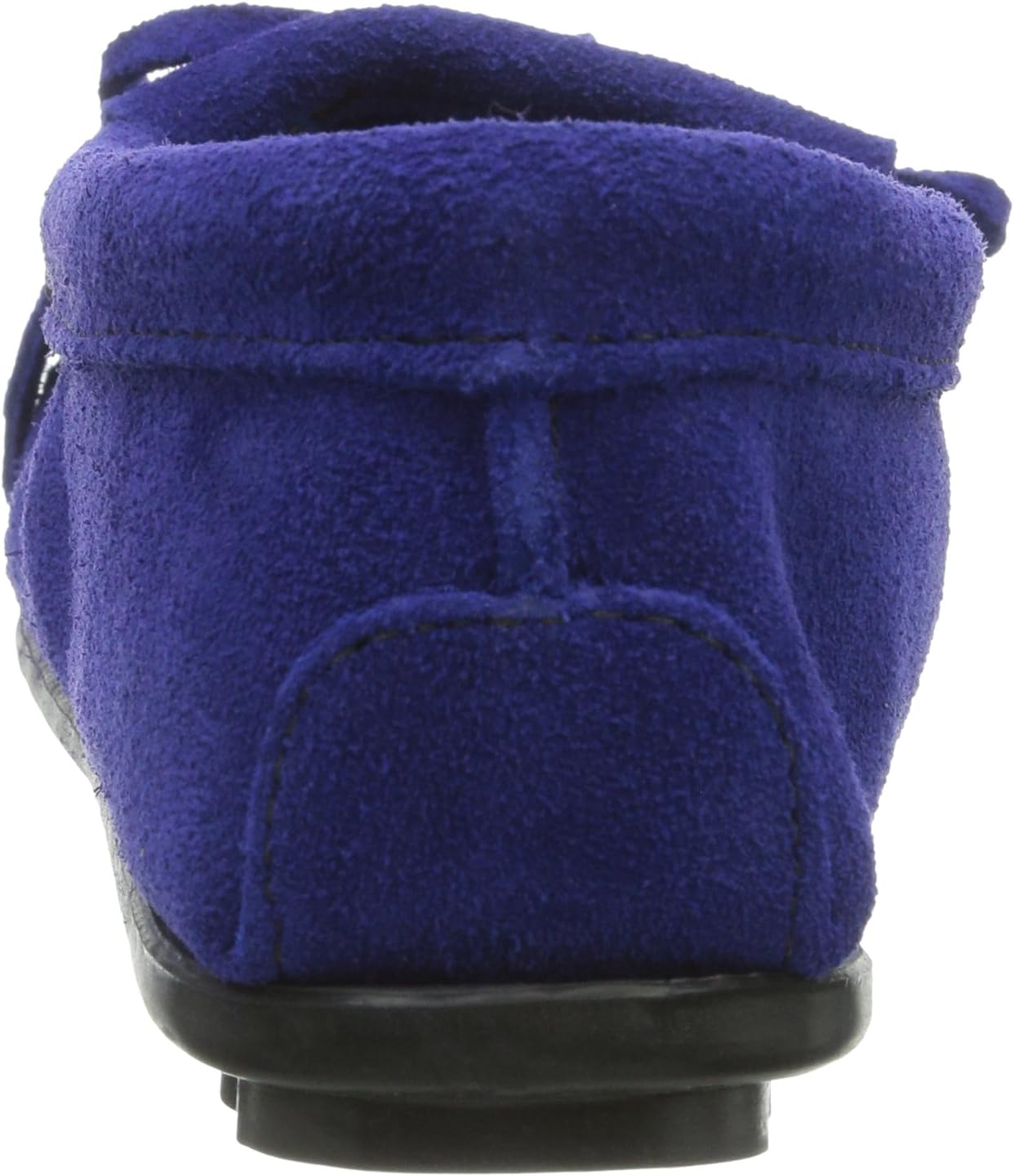 Minnetonka Women's Kilty Suede Hardsole Moccasin