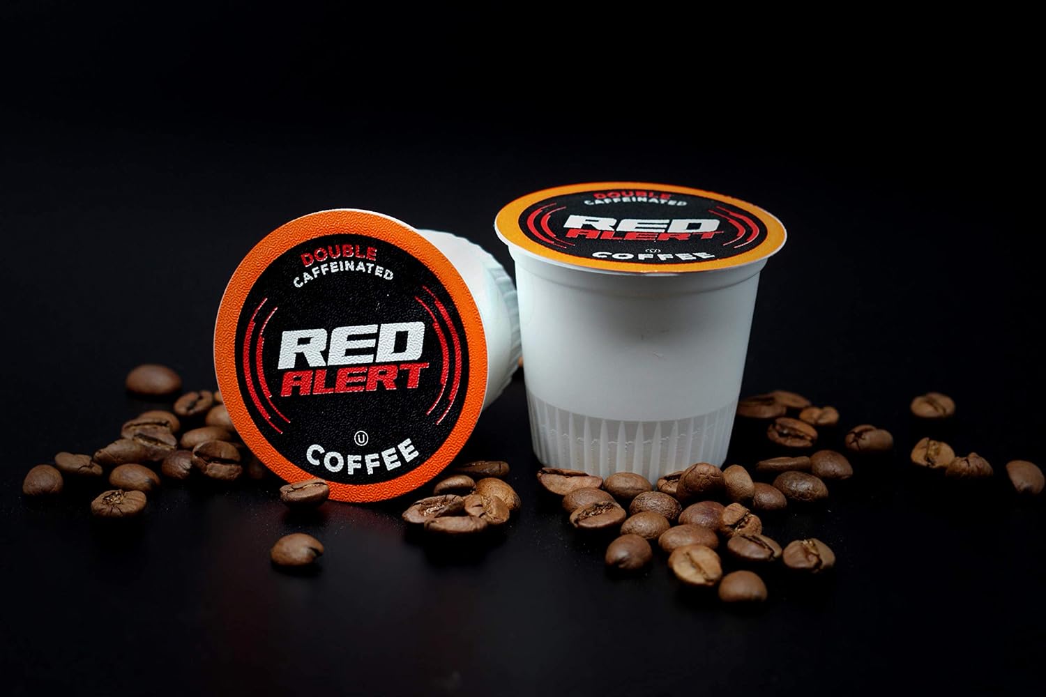 Red Alert Coffee Extra Strong Coffee Pods (Recyclable) Compatible With 2.0 Keurig K Cup Brewers, Caffeine, 40 Count (Pack of 1)
