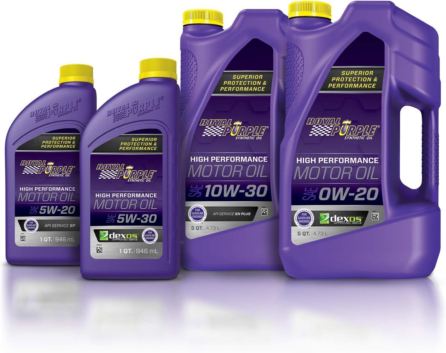 Royal Purple 51530 API-Licensed SAE 5W-30 High Performance Synthetic Motor Oil - 5 qt., Model:ROY51530