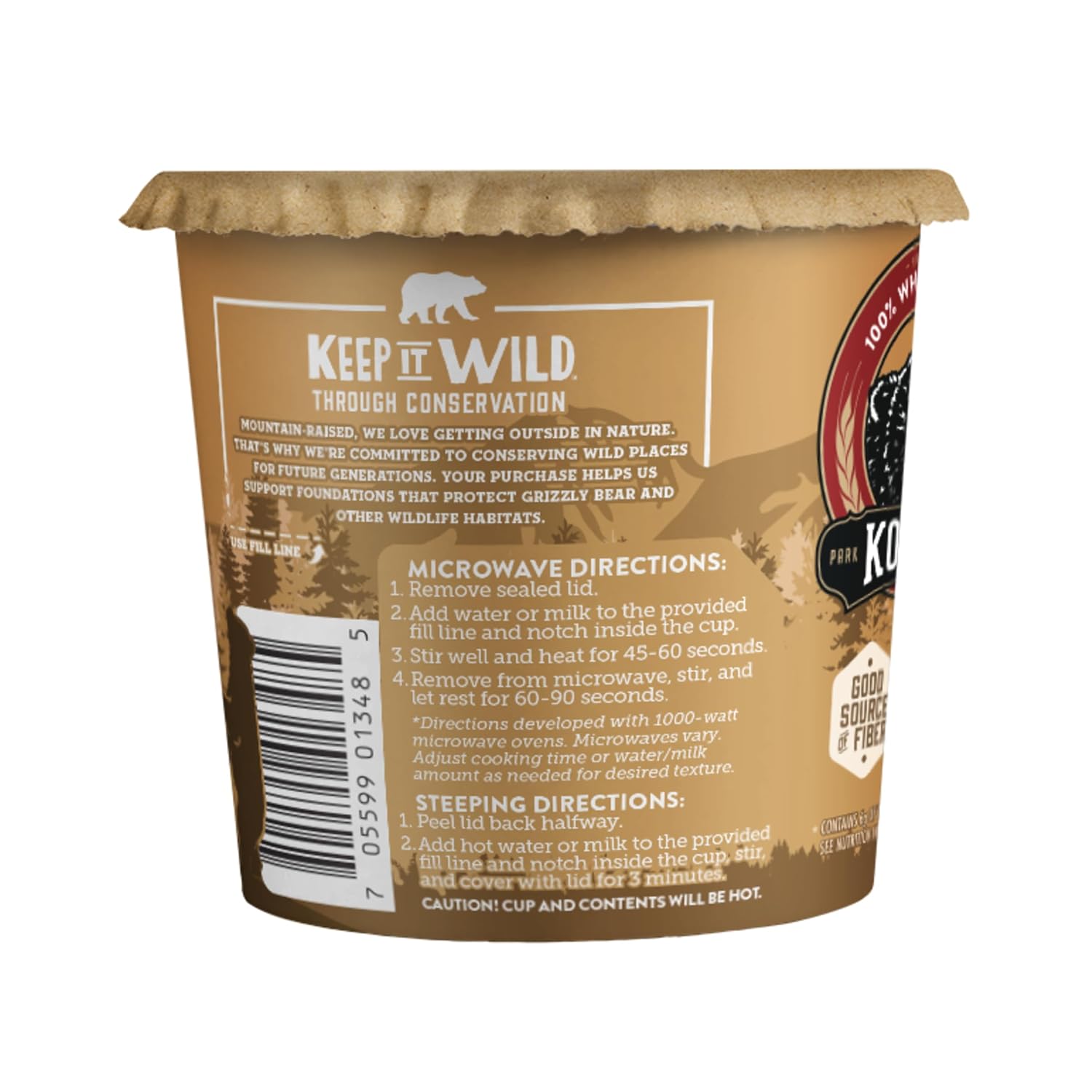 Kodiak Cakes Instant Protein Maple & Brown Sugar Oatmeal in a Cup, 2.12oz (Pack of 12)