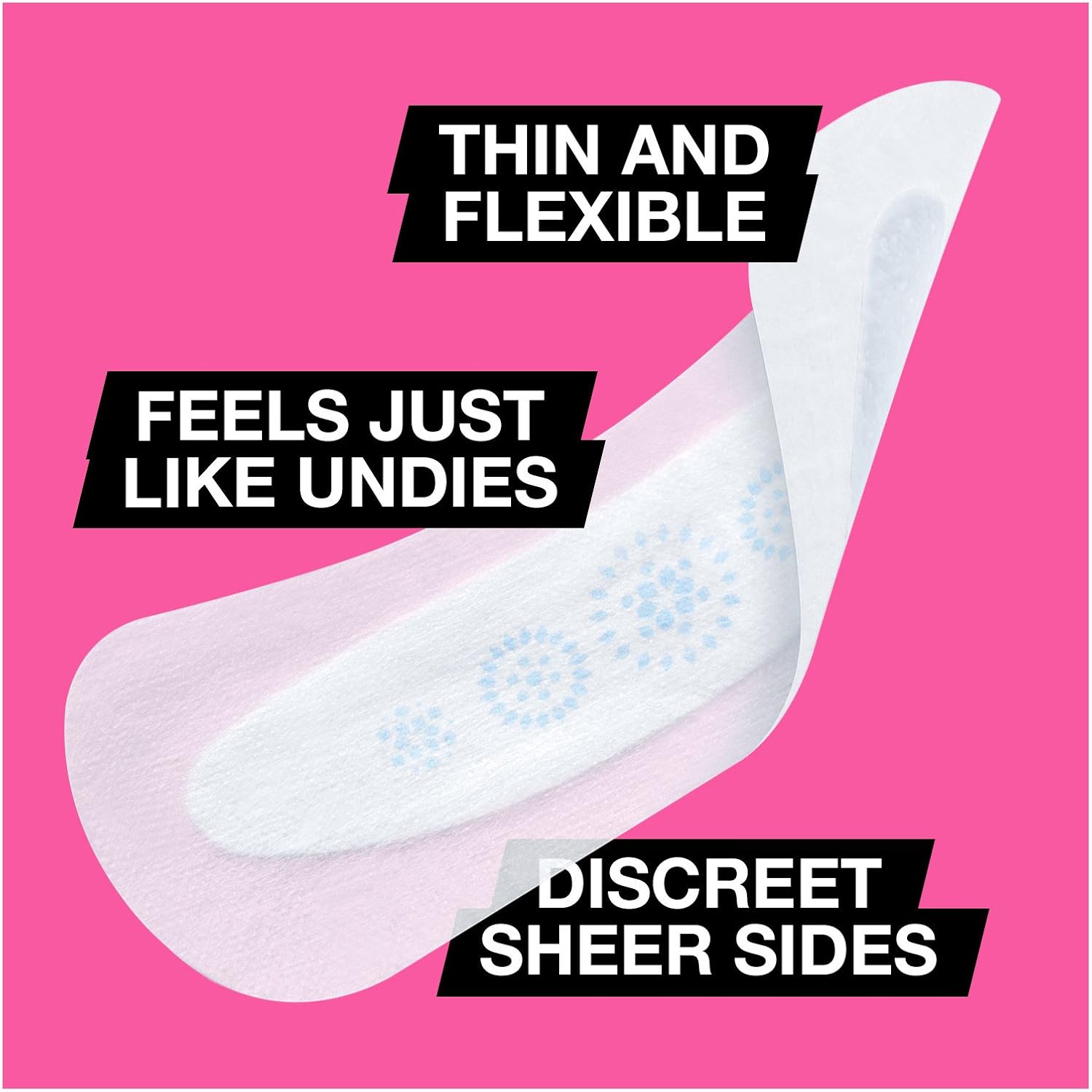 U by Kotex Barely There Liners, Light Absorbency, Unscented