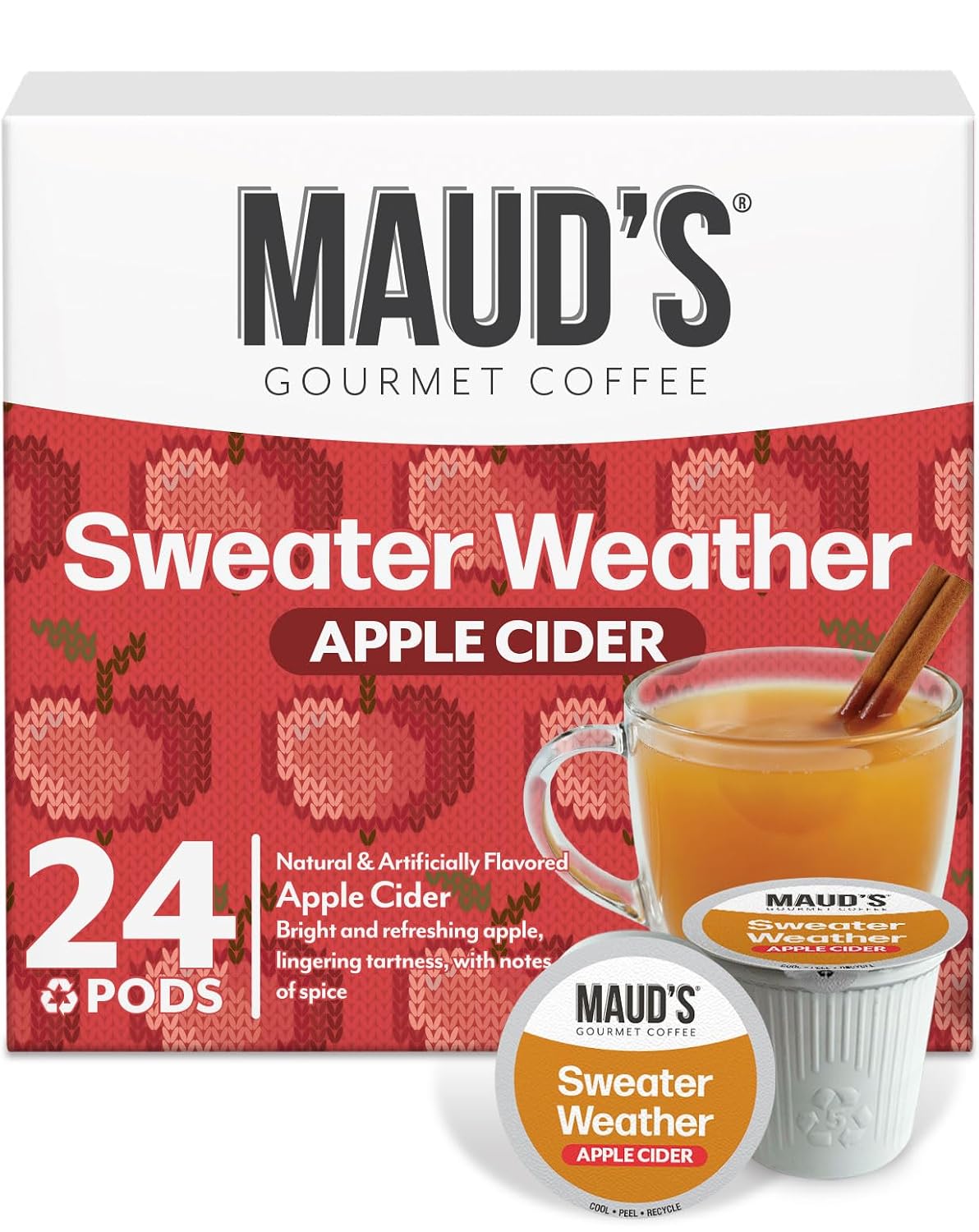 Maud's Family Pack Coffee Pods Variety Pack, 136ct, 12 Assorted Flavors | Medium Roast Flavored Coffee in Single Serve Pods – 100% Arabica Coffee, Compatible with Keurig Coffee Makers