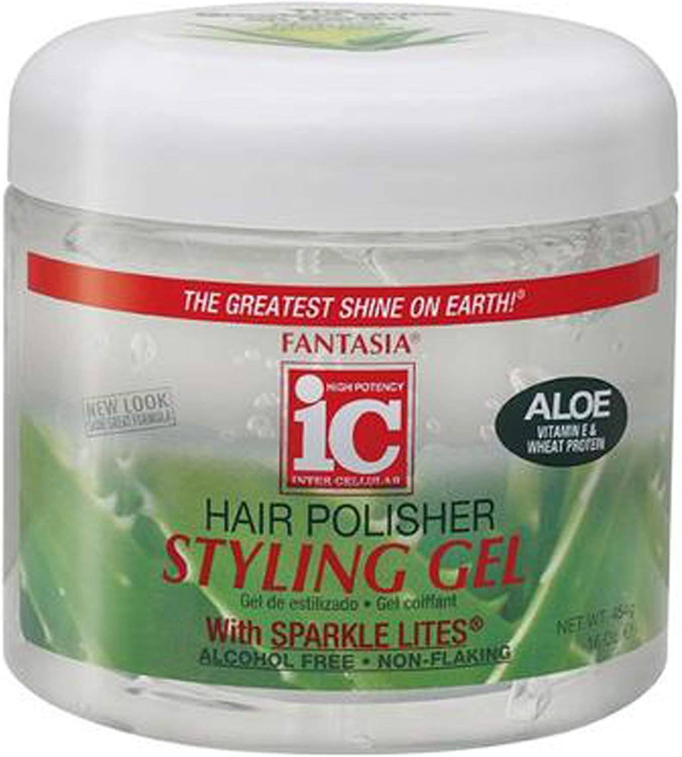 Fantasia High Potency IC Hair Polisher Styling Gel, with Sparkle Lites, 16 Ounce (Model: 1992)