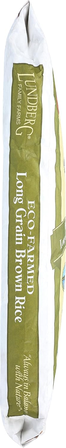 Lundberg Basmati Rice, Long Grain White Rice - Non-Sticky, Fluffy, Nutty, Aromatic Rice, Vegan Food, Healthy Meals, Gluten-Free, Grown in California, 64 Oz